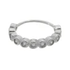 Piercing de Furo Piuka Argola Torção 10mm Nani Pontos de Luz Zircônias Prata