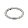 Piercing de Furo Piuka Argola Segmento 8mm Niah Prata