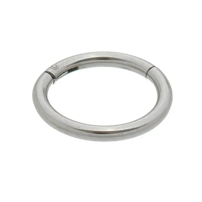 Piercing de Furo Piuka Argola Segmento 8mm Niah Prata