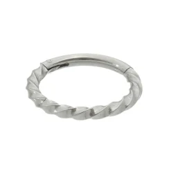 Piercing de Furo Piuka Naya Argola Segmento 8mm Prata