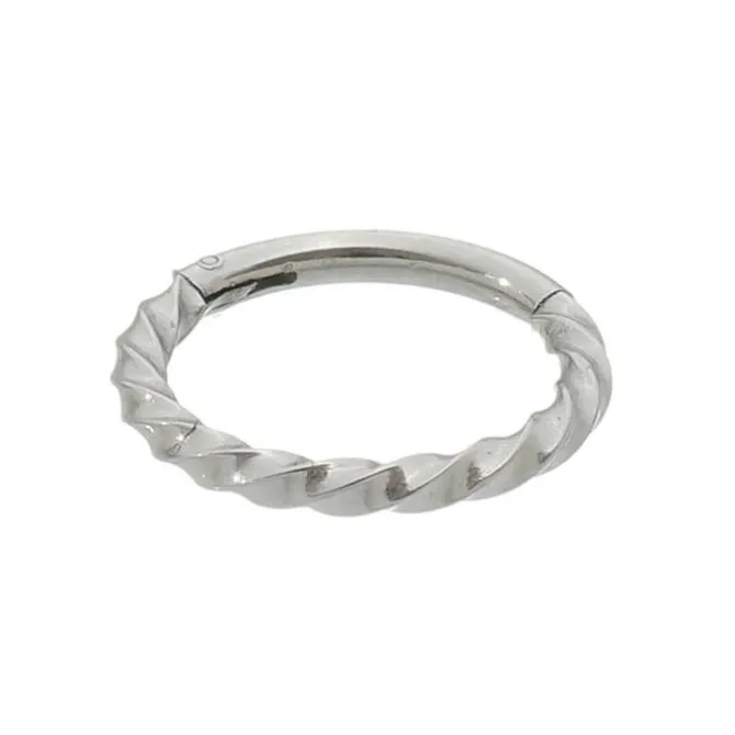 Piercing de Furo Piuka Naya Argola Segmento 8mm Prata