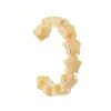 Piercing Piuka Pressão Lili Elos Estrelas Folheado Ouro 18k