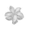 Piranha Grande Metal Flor Prata