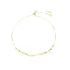 Pulseira Ajustável Alana Zircônias Folheada a Ouro 18k