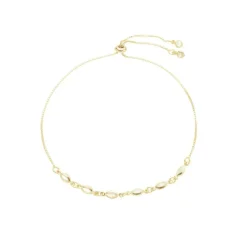 Pulseira Ajustável Alana Zircônias Folheada a Ouro 18k