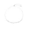 Pulseira Ajustável Alana Zircônias Folheada em Ródio Branco
