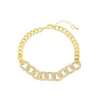 Pulseira de Elos Alana Zircônias Folheada a Ouro 18k