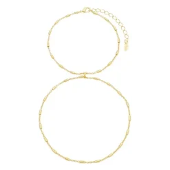 Pulseira de Mão Maya Palitos Folheada a Ouro 18k