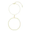 Pulseira de Mão Samira Ponto de Luz Folheada a Ouro 18k