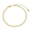 Pulseira Folheada a Ouro 18k Elos Groumet Lili