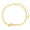 Pulseira Folheada a Ouro 18k Amor