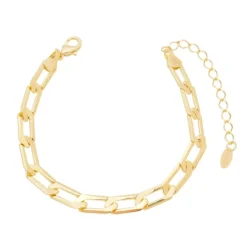 Pulseira Folheada a Ouro 18k Elos Natália