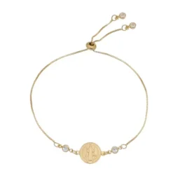 Pulseira Folheada a Ouro 18k Ajustável Cathy São Bento Zircônias