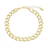 Pulseira Folheada a Ouro 18k Raiza Elos Grumet
