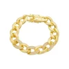 Pulseira Kim Elos Zircônias Folheado a Ouro 18k