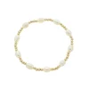 Pulseira Liz Pérolas de Água Doce Bolinhas Folheada a Ouro 18k