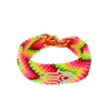 Pulseira Mão de Fátima Ajustável Danna Macramê Multicolorido Zircônias