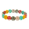 Pulsiera Lara Smile Metal Tons de Verde