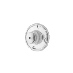 Tarraxa Americana Piuka Folheada em Ródio Branco