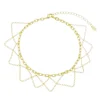 Tornozeleira Jade Elos Folheada a Ouro 18k
